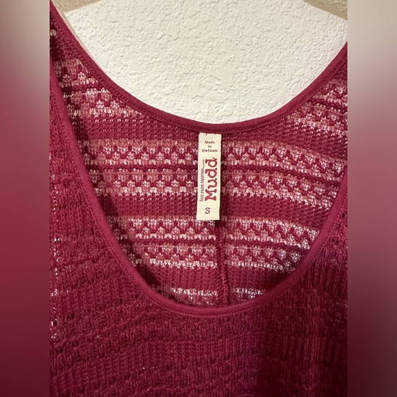 GUC MUDD Open Knit Boho Cover Up Dress - Picture 3 of 6